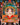 Ganesh Thangka Painting With Kartikeya and Saraswati