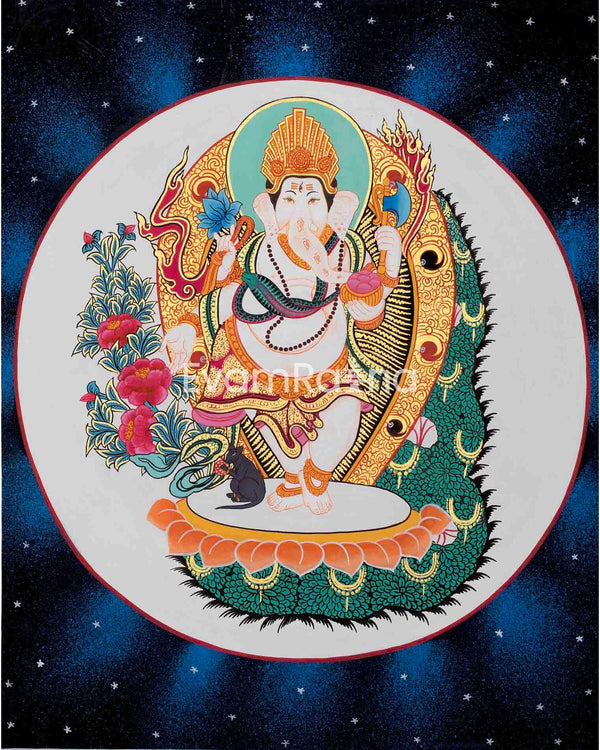 Ganesh Thangka