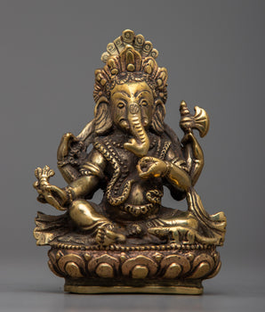 Nritya Ganapati Hindu deity statue 