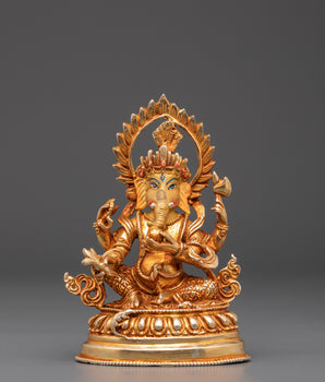 Handmade Sculpture of Ganesh | Idol for Prosperity, Wisdom & Spiritual Blessings