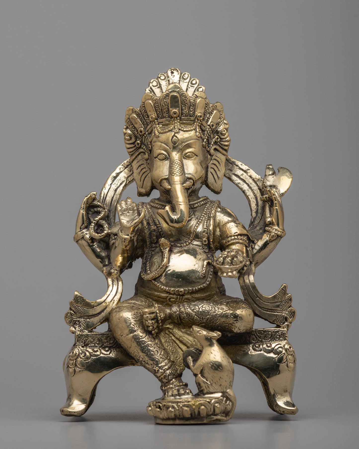 brass ganesh idol