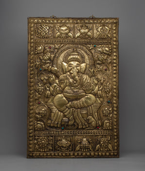 Ganesh Metal Thanka