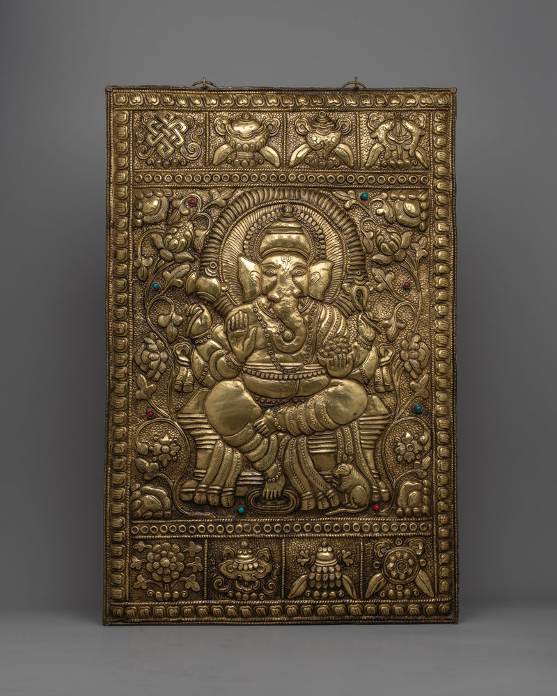 Ganesh Metal Thanka