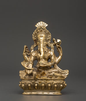 Sacred Figurine of Hindu Deity Ganesha