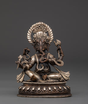 Lord Ganesh blessing statue

