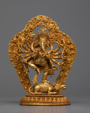 Standing Machine Made Ganesh Statue 