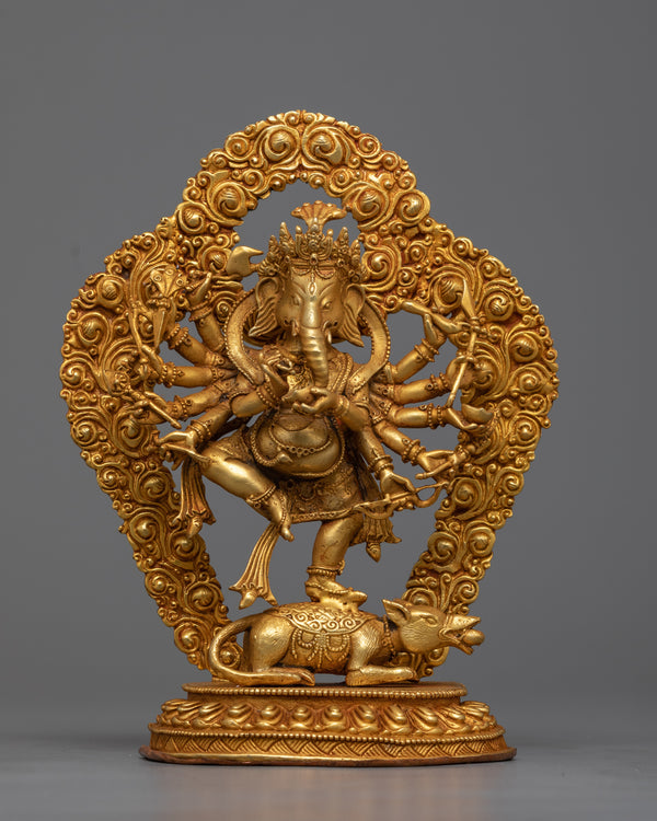 Standing Machine Made Ganesh Statue 