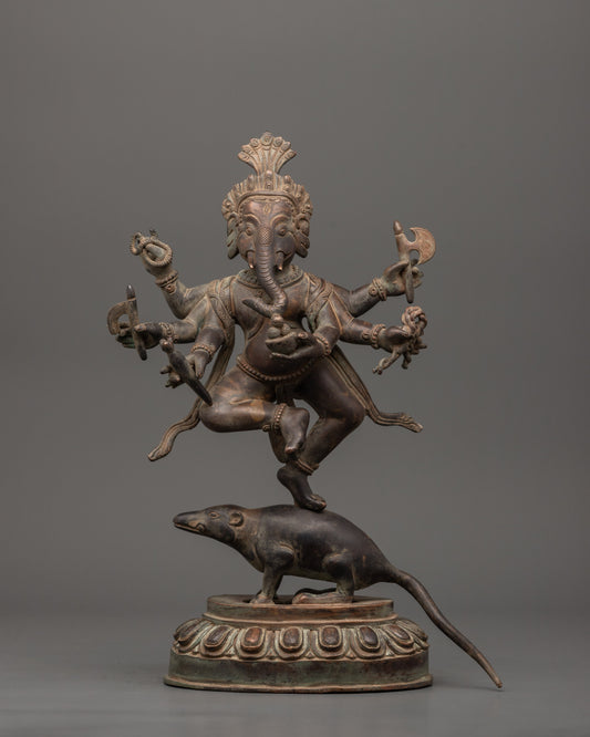 six-armed-ganesh-statue