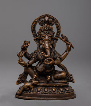 Copper Statue of Lord Ganesha