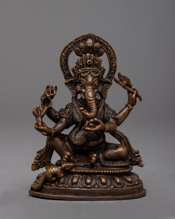 Copper Statue of Lord Ganesha