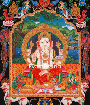 Ganesha Thangka Prints