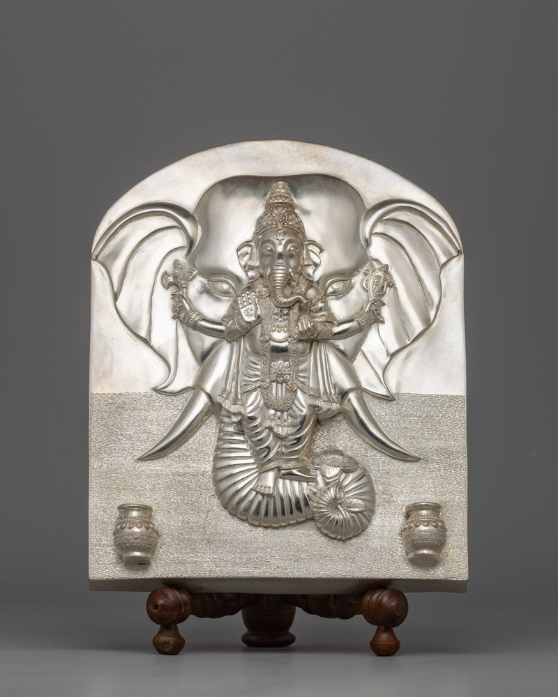 Elegant Ganesh Copper Artwork