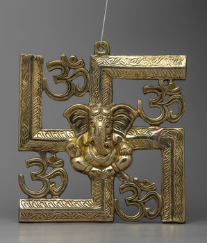 Ganesh Swastik Statue