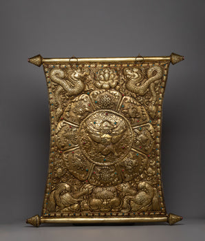 Garuda Brass Metal Thanka