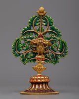 Garuda Statue on Tree Stand