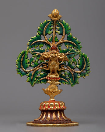 Garuda Statue on Tree Stand