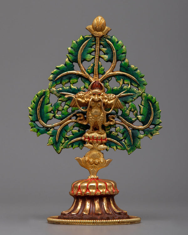 Garuda Statue on Tree Stand