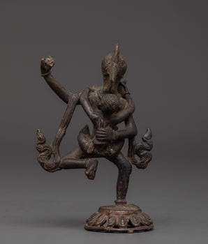 Tibetan Garuda Copper Statue