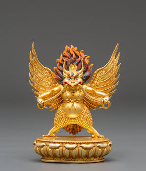 Tibetan Garuda Sculpture | Protector Deity