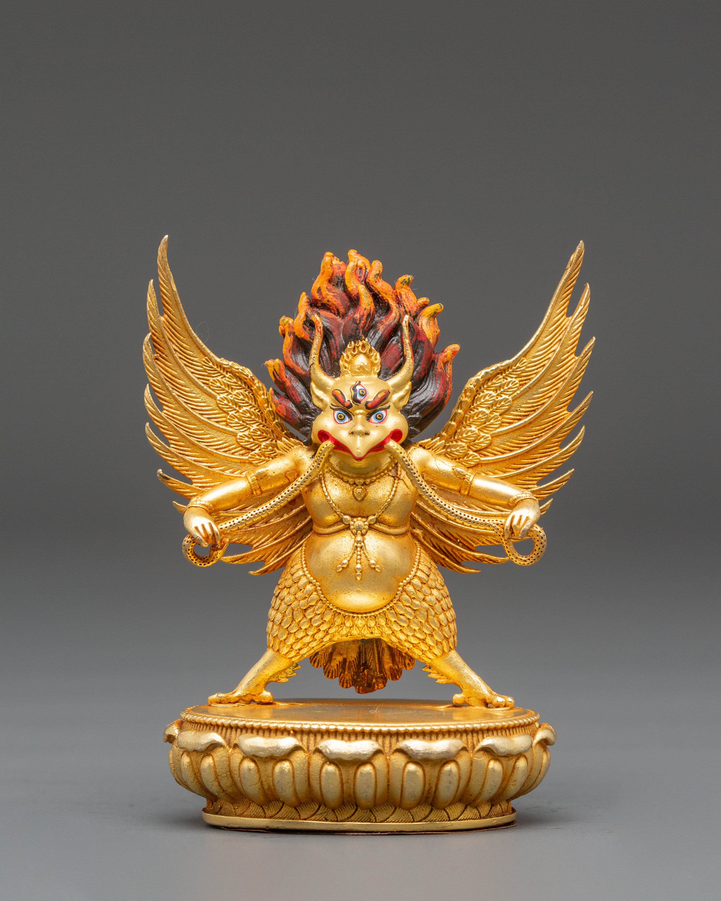 Tibetan Garuda Sculpture | Protector Deity