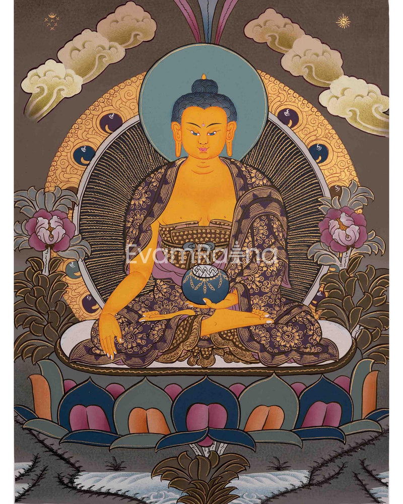 Shakyamuni Buddha Thangka | Buddhist Altar |