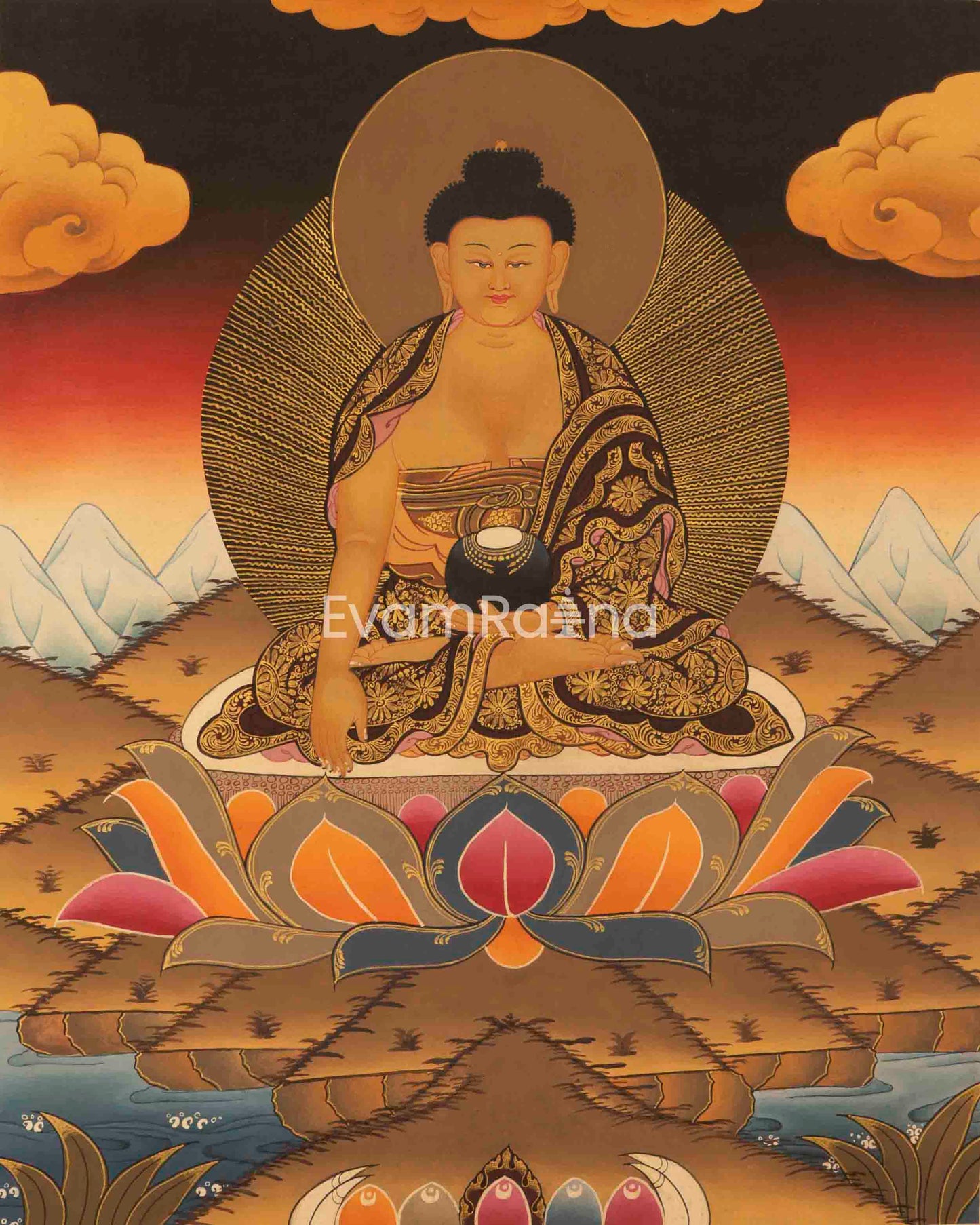 Shakyamuni Buddha Thangka