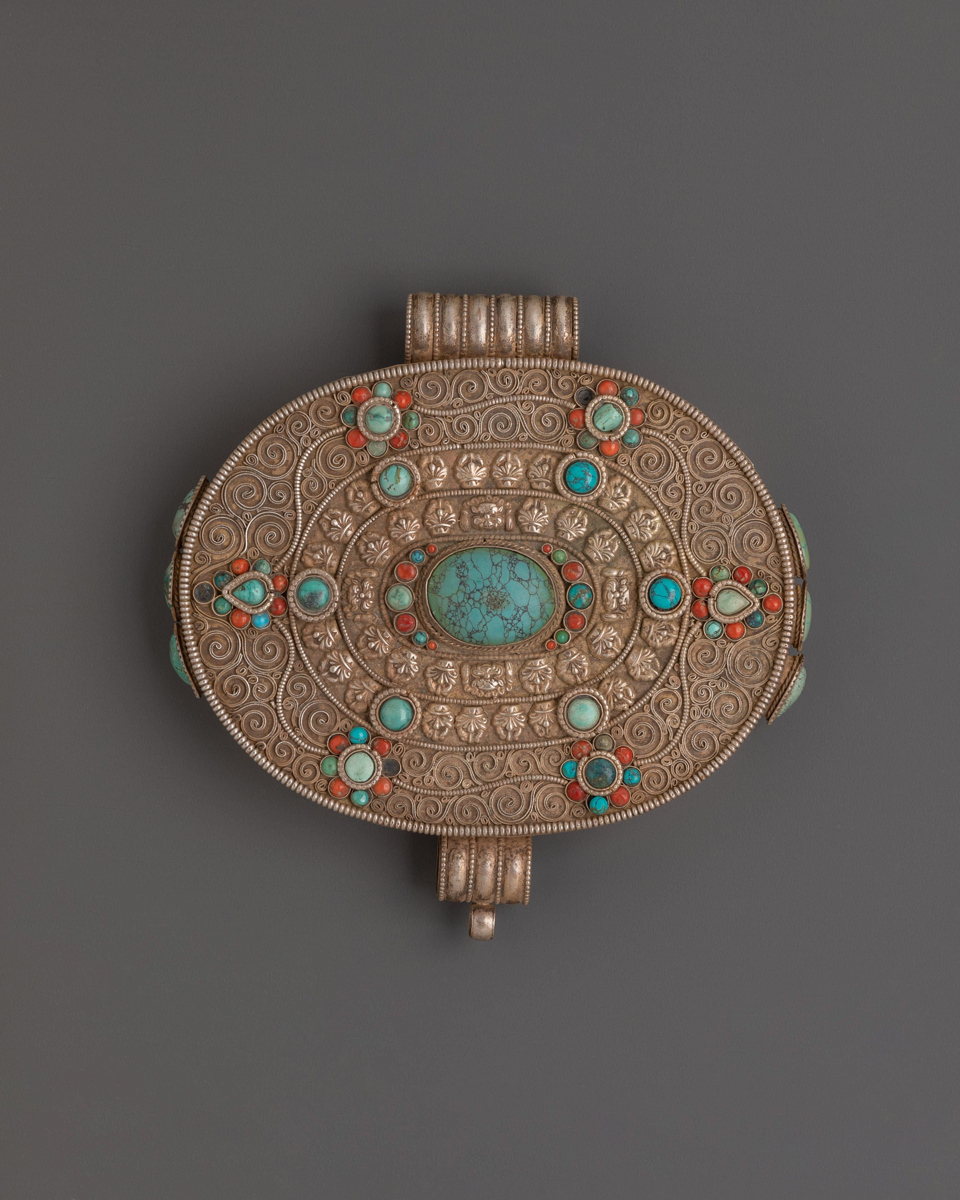 Silver Plated Ghau Box Locket | Altar and Ritual Storage