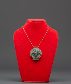 Bishwa Bajra Ghau Box Locket | Spiritual Amulet for Positive Energy