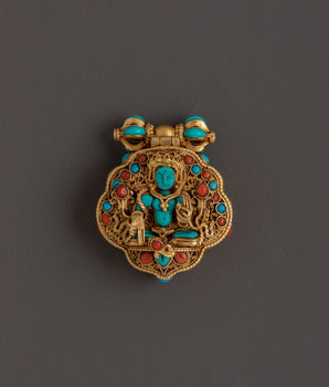 Tibetan Ghau Amulet Locket