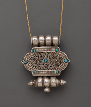 buddhist silver Ghau box locket