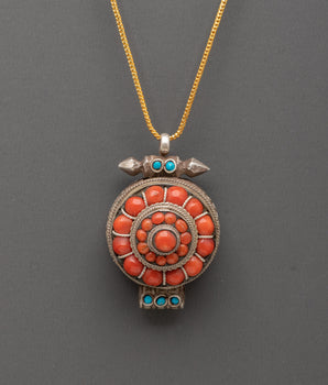 Tibetan Ghau Box Pendant