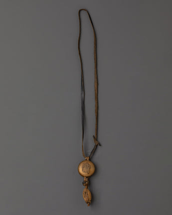 Tibetan Prayer Locket Amulet |