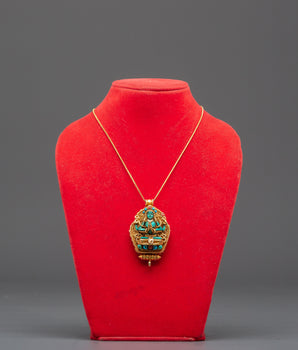 Sacred Chenrezig Ghau Box Locket | A Symbol of Compassion & Blessings