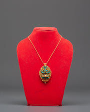 Sacred Chenrezig Ghau Box Locket | A Symbol of Compassion & Blessings
