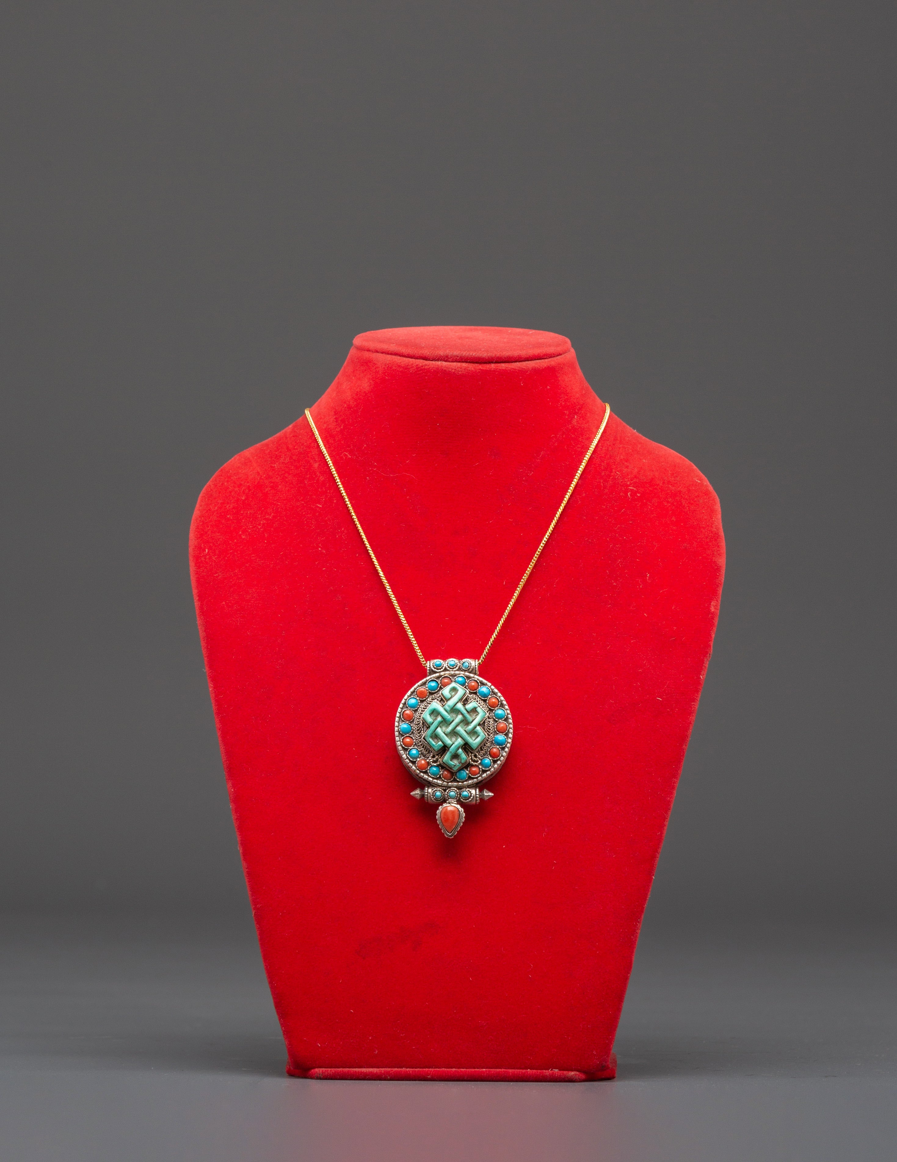 Tibetan Ghau Box Amulet | Protection and Prosperity Jewelry
