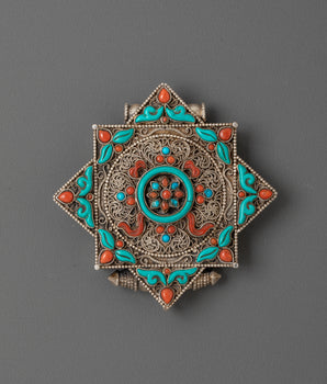 Tibetan Buddhist Ghau Box Locket