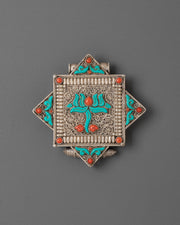 Ghau Box Locet with Lotus Design