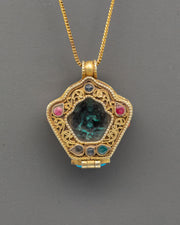 Tibetan Green Tara Ghau Locket