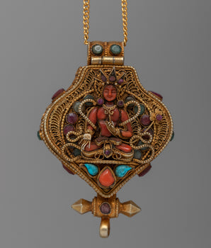 buddha locket gold