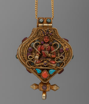 buddha locket gold