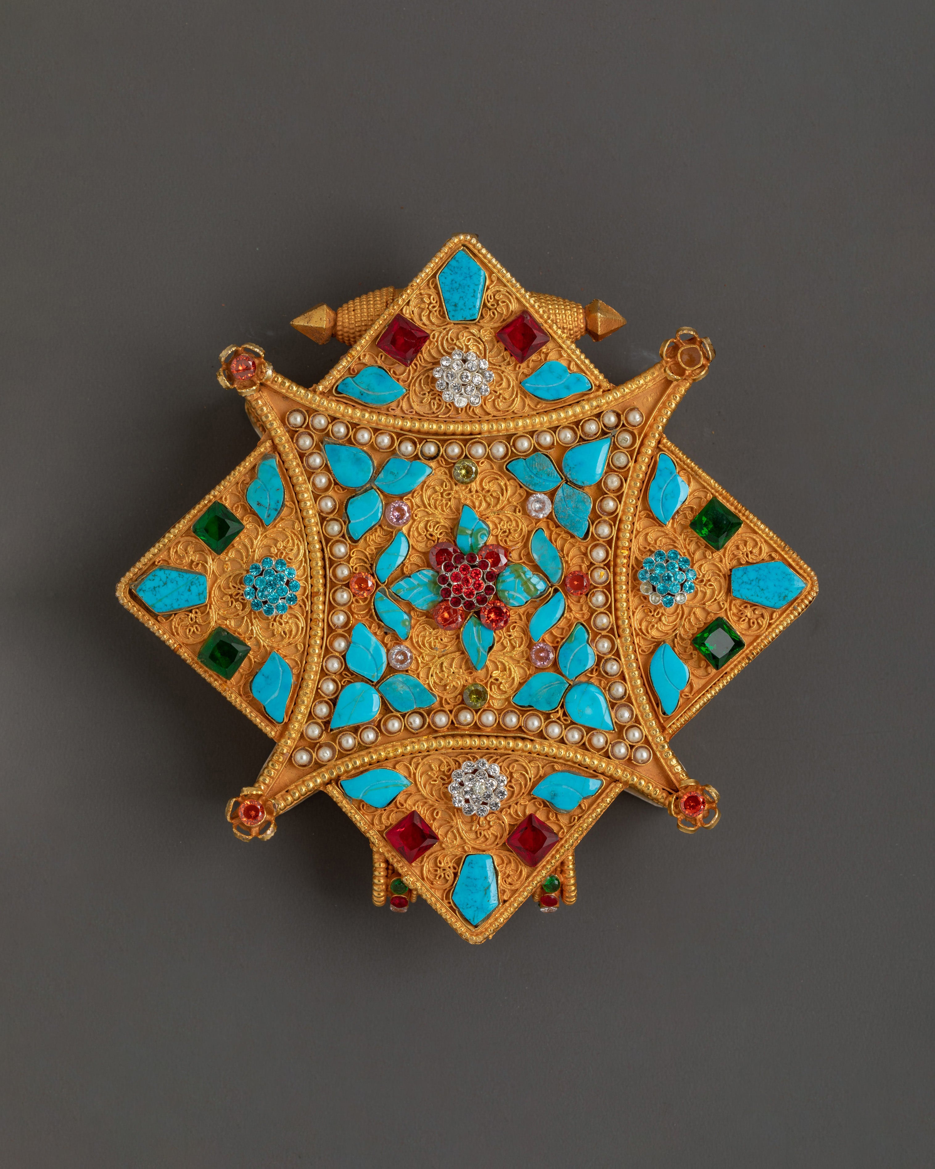 Sacred Buddhist Amulet Ghau Box