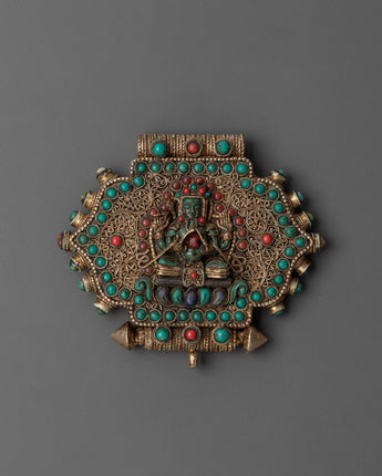 Himalayan Buddhist Prayer Locket