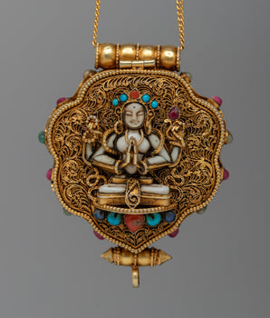 Chenresig Ghau Box Locket
