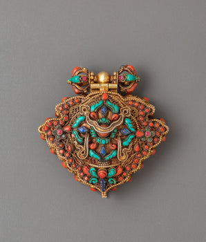 Spiritual Tibetan Ghau Box Locket