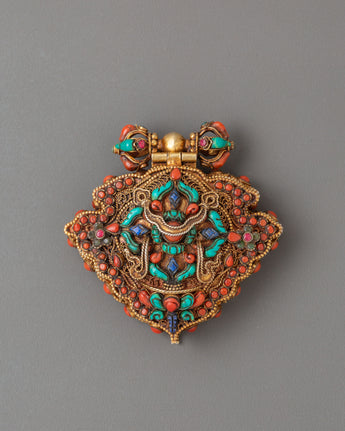 Spiritual Tibetan Ghau Box Locket