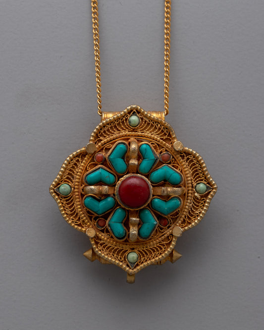 Tibetan Ghau Box Locket 