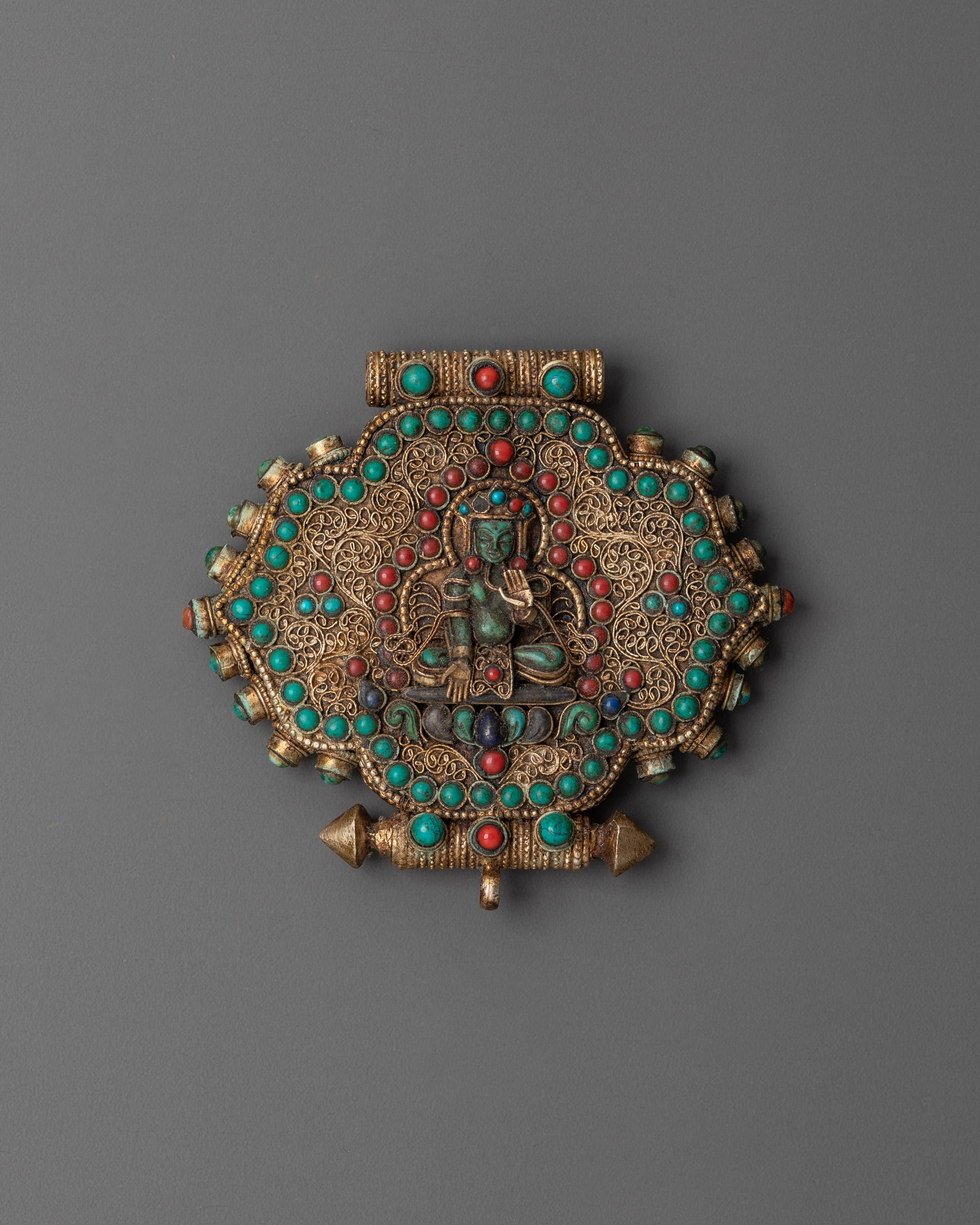 Handmade Tibetan Ghau Box Locket