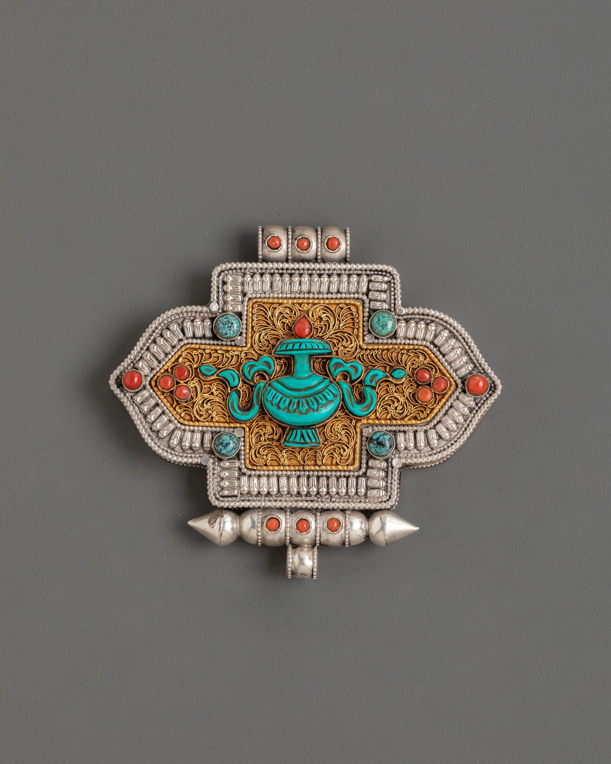 Handcrafted Tibetan Buddhist Ghau Box Locket