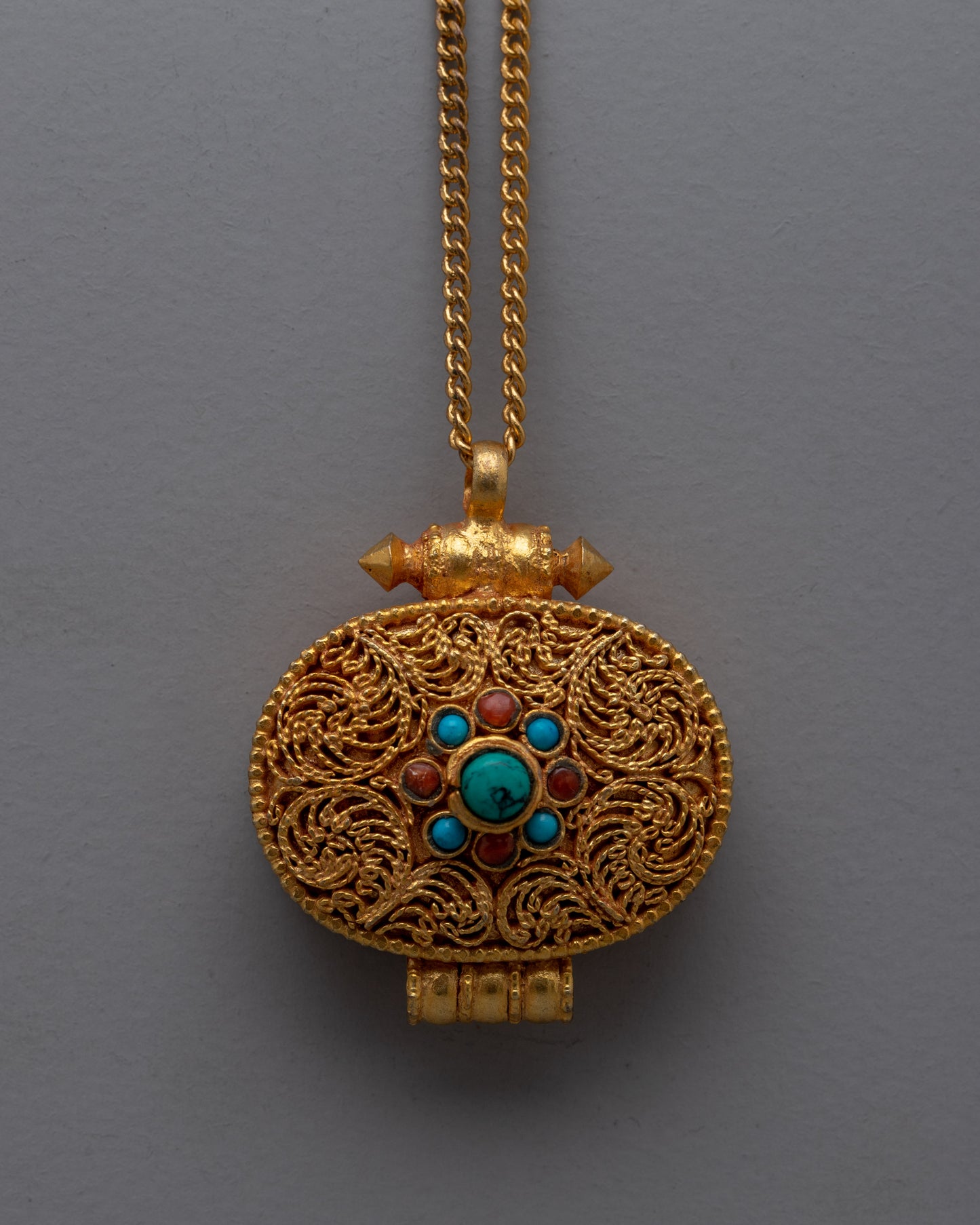 Copper Ghau Box Locket