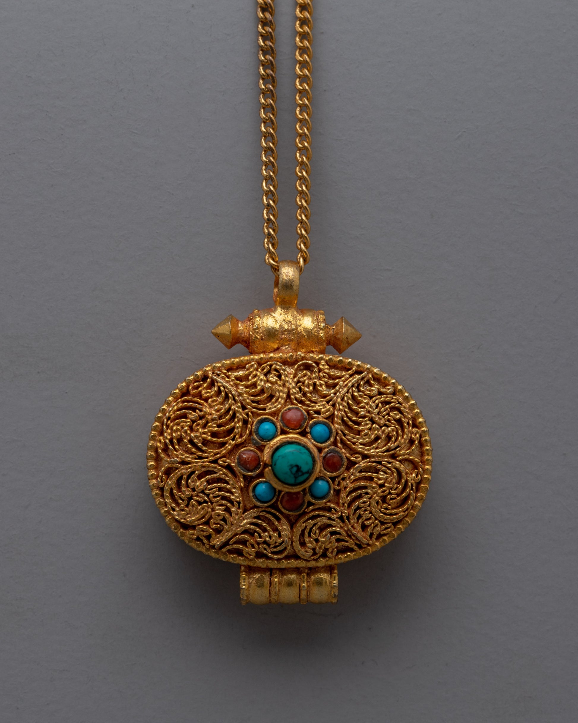 Copper Ghau Box Locket